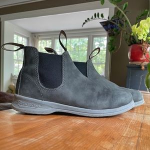 Blundstone Boots. Grey Suede. Woman’s size US 8
